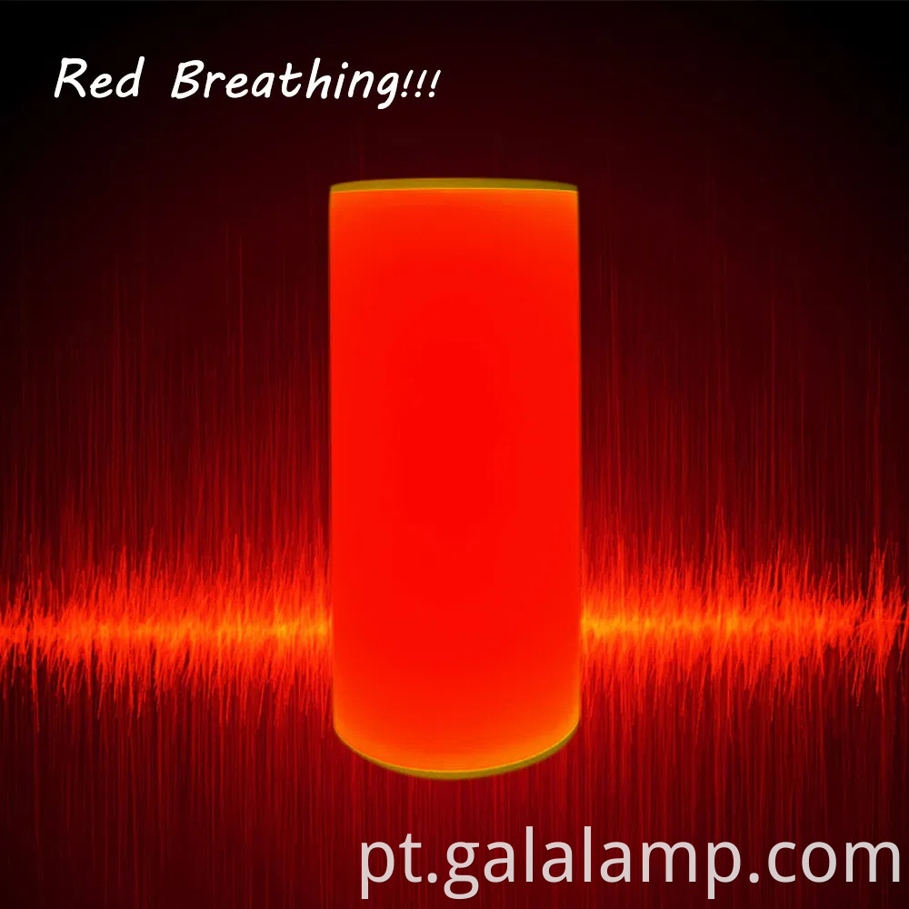 Lâmpada noturna de toque mágico colorido para ambiente de quarto